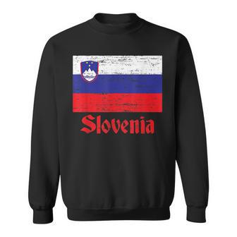 Flag Of Slovenia Slovenian Flag Pride Sweatshirt | Mazezy