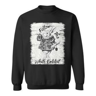 Follow The White Rabbit Sweatshirt | Mazezy DE