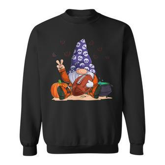 Football Gnome Halloween Spooky Season Boys Kids Costume Halloween Sweatshirt | Mazezy