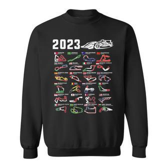 Formula 1 2023 Calendar For Race Car Fan Sweatshirt - Thegiftio UK