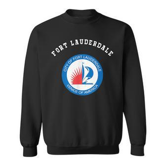 Fort Lauderdale Coat Of Arms Flag Pride National Gift Souven Sweatshirt | Mazezy