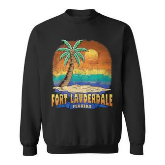 Fort Lauderdale Florida | Vintage Distressed Souvenir Sweatshirt | Mazezy