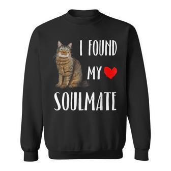 I Found My Soulmate Pixiebob Cat Lover Best Friend Sweatshirt | Mazezy