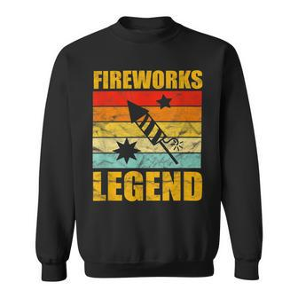 Fourth Of July Fireworks Legend Funny Independence Day 1776 Sweatshirt - Monsterry