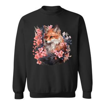 Fox Lover Forest Animals Fox Art Cute Fox Fox Sweatshirt | Mazezy