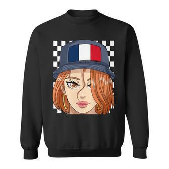 France Flag Bucket Hat French Girl European Pride Sweatshirt | Mazezy