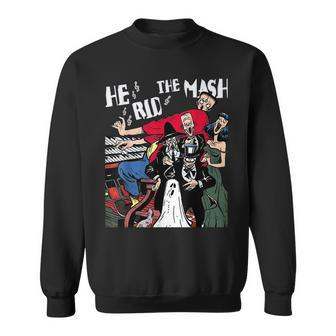 Frankenstein Monster Mash Halloween Ghoul Ghost Halloween Sweatshirt | Mazezy UK