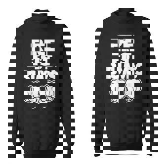 Free Fist Bumps Sweatshirt | Mazezy