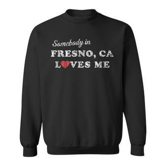 Fresno California Ca Retro 70'S Of Love Sweatshirt | Mazezy CA