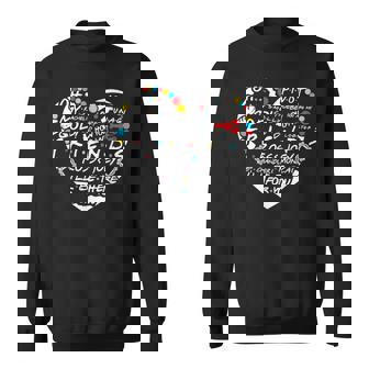 Friends Themed Heart Good Friends Merry Friendsmas Sweatshirt - Monsterry