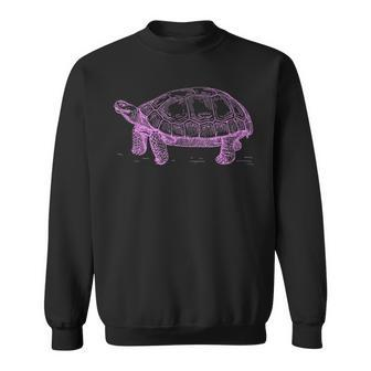 Fun Vintage Pink Tortoise Tortoise T Sweatshirt | Mazezy