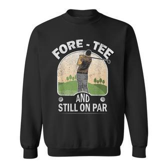 Funny 40Th Birthday Golfer Gifts Turning 40 Year Old Golfing Sweatshirt | Mazezy AU