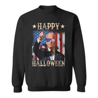 Funny 4Th Of July 2023 Confused Joe Biden Happy Halloween Halloween Funny Gifts Sweatshirt | Mazezy