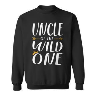 Funny Awesome Uncle Of The Wild One Thing 1St Birthday Funny Gifts For Uncle Sweatshirt | Mazezy