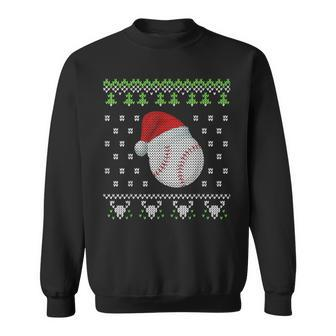 Baseball Ugly Christmas Sweater Boys Fun Xmas Sweatshirt | Mazezy