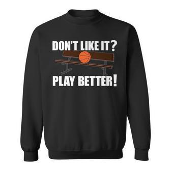 Funny Basketball Coach Gift Motivational Saying For Players Sweatshirt | Mazezy