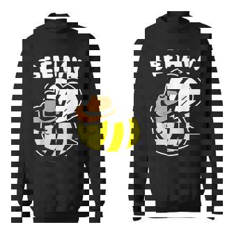 Funny Beehaw Cowboy Bee Lover Western Country Cowgirl Sweatshirt | Mazezy