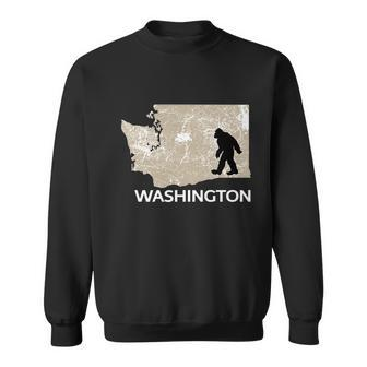 Funny Bigfoot I Believe Loves Washington Wa Sasquatch Sasquatch Funny Gifts Sweatshirt | Mazezy
