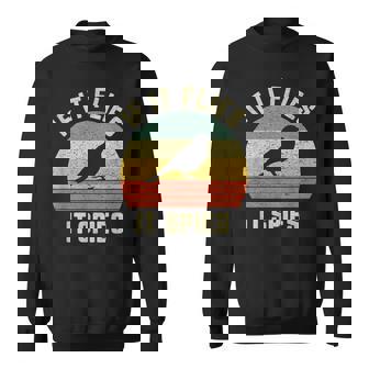 Funny Bird Conspiracy If It Flies It Spies Retro Bird Sweatshirt | Mazezy