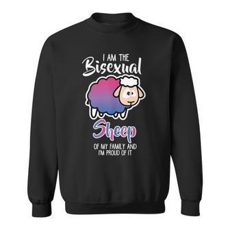 Bisexual Bi Pride Awareness Bisexual Sheep Sweatshirt | Mazezy