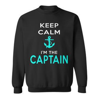 Funny Boat Captain Sailing Humor Quote Nautical Anchor Sweatshirt | Mazezy