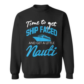 Funny Boat Party - Shipfaced Family Cruise Cruise Funny Gifts Sweatshirt | Mazezy