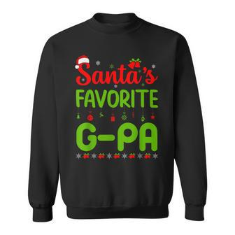 Christmas Santa's Favorite G-Pa Cute Merry Xmas Party Sweatshirt - Monsterry UK