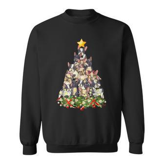 Christmas Tree French Bulldog Ugly Christmas Sweaters Sweatshirt - Monsterry UK
