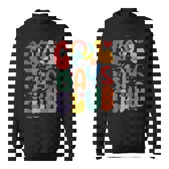 Funny Cool Gays Club Cool Pride Club Gay Pride Sweatshirt | Mazezy