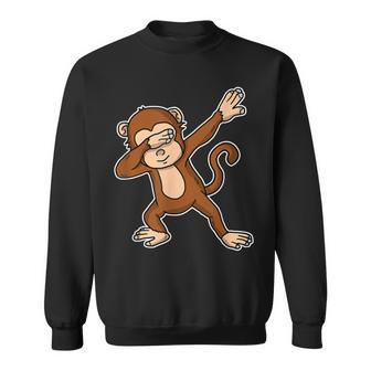 Dabbing Monkey Dab Dance Cool Ape Lover Sweatshirt | Mazezy