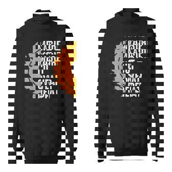 Funny Dad Measure Cut Swear Handyman Father Gift For Mens Sweatshirt | Mazezy