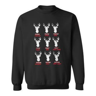 Funny Deer Hunters Santas Reindeer - Deer Cuisine Reindeer Funny Gifts Sweatshirt | Mazezy