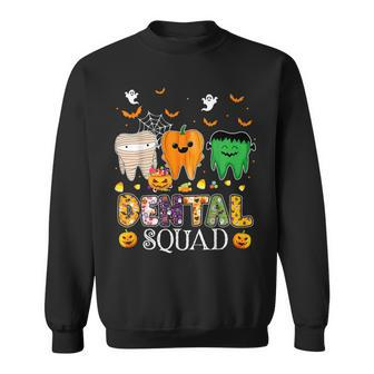 Dental Spooky Squad Denstist Cute Halloween Sweatshirt | Seseable CA