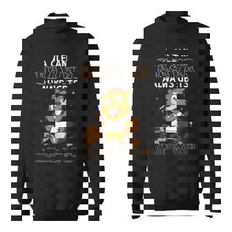 Dirty Adult Joke Clean Beaver Always Gets More Wood Sweatshirt | Mazezy