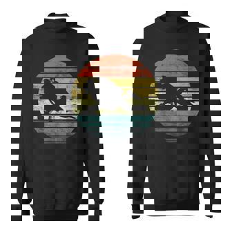 Diver Retro Sunset Diving Coach Scuba Dive Sweatshirt | Mazezy