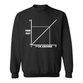 Funny Fa&Fo F Around And Find Out Diagram Graph Sweatshirt - Seseable