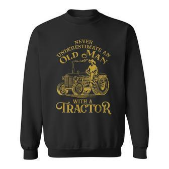 Funny Farmer Farm Tractor Farming Truck Lovers Humor Outfit Sweatshirt | Mazezy