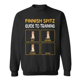 Finnish Spitz Guide To Training Dog Obedience Sweatshirt | Mazezy