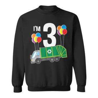 Garbage Truck 3Rd Birthday Party Kid's Sweatshirt | Mazezy