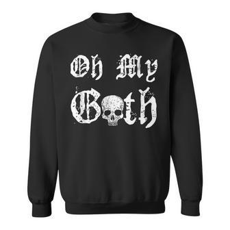 Gothic Vintage Horror Dark Goth Emo Horror Sweatshirt | Mazezy