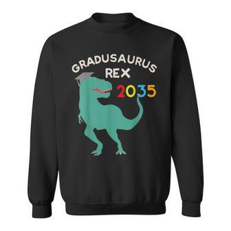 Funny Graduation 2035 Dinosaur Grow With Me Dinosaur Funny Gifts Sweatshirt | Mazezy