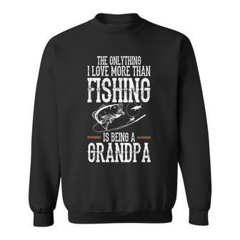 Funny Grandpa Fishing Gift For Fathers Day 2019 Gift For Mens Sweatshirt | Mazezy