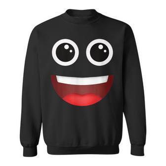 Group Costume Halloween Team Outfit Poop Emoticon Sweatshirt | Mazezy CA
