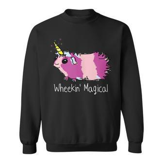 Funny Guinea Pig Unicorn Wheekin Magical Cute Guineacorn Gifts For Pig Lovers Funny Gifts Sweatshirt | Mazezy
