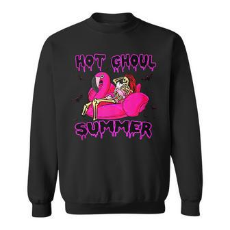 Funny Hot Ghoul Summer Creepy Beach Summer Goth Vacation Creepy Funny Gifts Sweatshirt | Mazezy