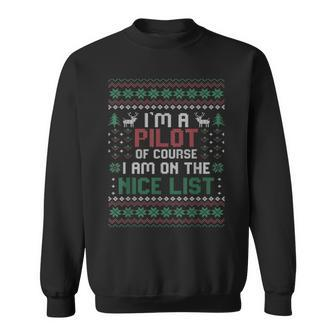 I'm A Pilot Ugly Christmas Sweaters Sweatshirt | Mazezy