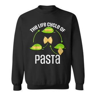 Funny Italian Food Life Cycle Of Pasta Sweatshirt | Mazezy