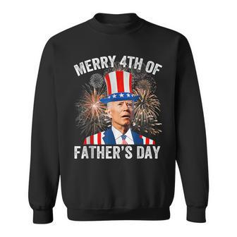 Funny Joe Biden Merry 4Th Of Fathers Day Puzzled 4Th Of July Sweatshirt | Mazezy
