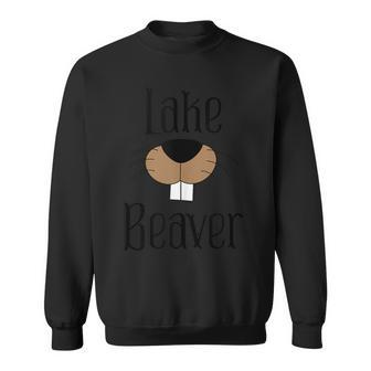 Funny Lake Beaver Sweatshirt - Seseable