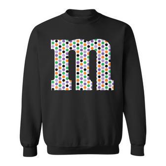 Letter M Groups Halloween Team Costume Sweatshirt - Thegiftio UK